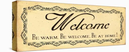 Vintage Welcome-Grace Pullen-Stretched Canvas