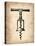 Vintage Wine Opener 2-NaxArt-Stretched Canvas