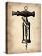 Vintage Wine Opener 4-NaxArt-Stretched Canvas