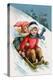 Vintage Xmas 1-Vintage Apple Collection-Premier Image Canvas