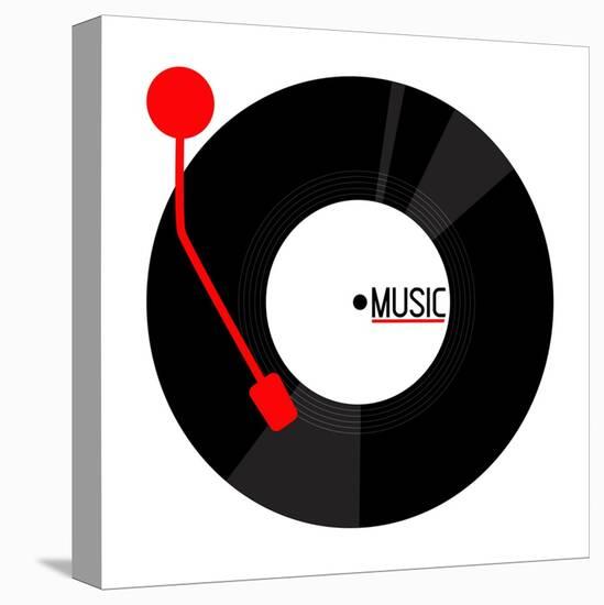 Vinyl Music-Enrique Rodriguez Jr.-Stretched Canvas