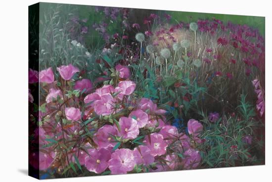 Violet Garden-li bo-Stretched Canvas