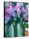 Violet Spring Flowers V-Erin McGee Ferrell-Stretched Canvas