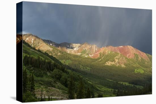 Virga and Storm Moving over Mountains in Colorado-Howie Garber-Premier Image Canvas