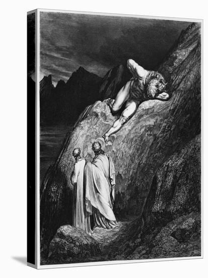 Virgil and Dante, Illustration from "The Divine Comedy" by Dante Alighieri Paris, Published 1885-Gustave Doré-Premier Image Canvas