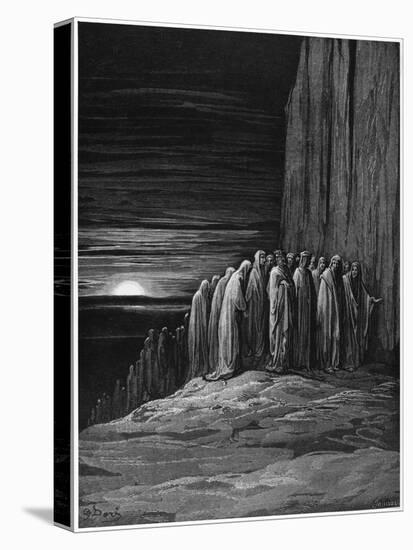 Virgil and Dante, Illustration from "The Divine Comedy" by Dante Alighieri Paris, Published 1885-Gustave Doré-Premier Image Canvas