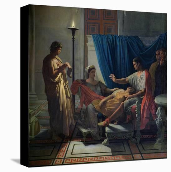 Virgil Reading the Aeneid to Livia, Octavia and Augustus, circa 1812-Jean-Auguste-Dominique Ingres-Premier Image Canvas