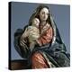 Virgin and Child During Flight into Egypt, Painted Terracotta Nativity Figurine-Francisco Salzillo Y Alcazar-Premier Image Canvas