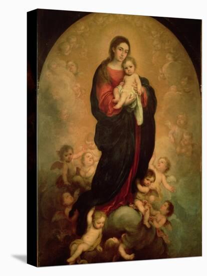 Virgin and Child in Glory, 1673-Bartolome Esteban Murillo-Premier Image Canvas