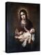 Virgin and Child no.1-Bartolome Esteban Murillo-Premier Image Canvas