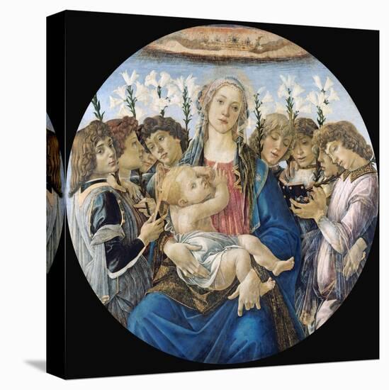 Virgin and Child with Eight Angels-Sandro Botticelli-Premier Image Canvas