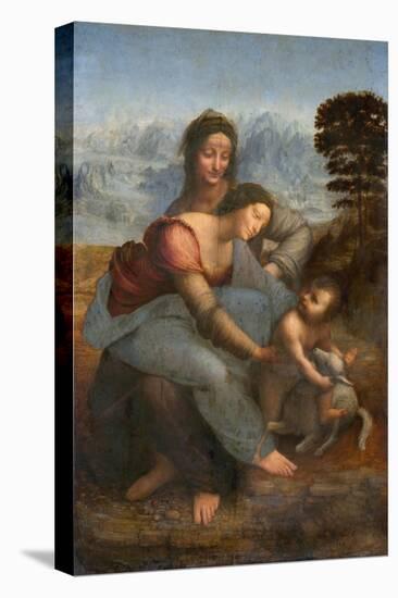 Virgin and Child with St. Anne by Leonardo da Vinci-null-Premier Image Canvas