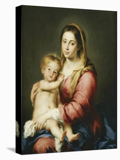 Virgin and Child-Bartolome Esteban Murillo-Premier Image Canvas