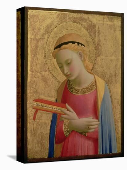 Virgin Annunciate, 1450-55 (Gold Leaf and Tempera on Wood Panel) (See also 139311)-Fra Angelico-Premier Image Canvas