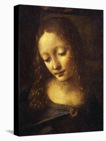 Virgin, from the Virgin of the Rocks, 1483-86, Detail-Leonardo da Vinci-Premier Image Canvas