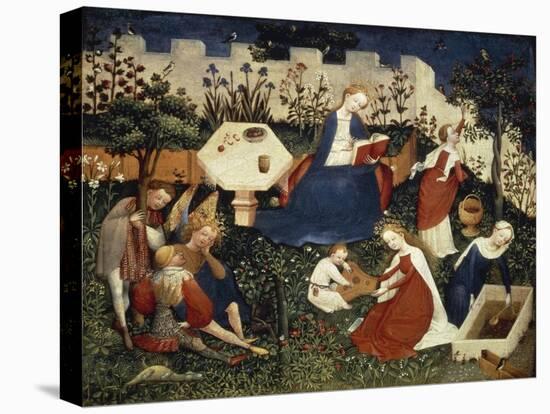 Virgin in Garden of Paradise, Circa 1420-Harold Copping-Premier Image Canvas