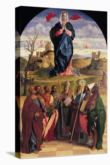 Virgin in Glory with Eight Saints-Giovanni Bellini-Premier Image Canvas