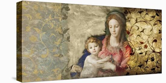 Virgin Mary (After Bronzino)-Simon Roux-Stretched Canvas