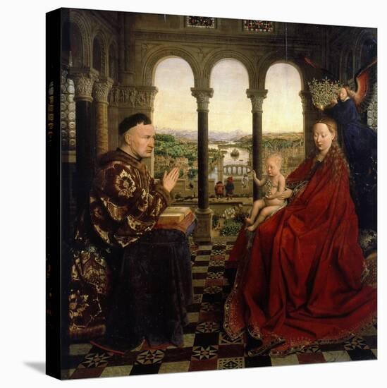 Virgin of Autun (Madonna of Chancellor Rolin)-Jan van Eyck-Premier Image Canvas