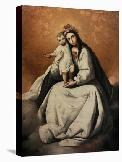 Virgin of Mercy, Second Third of the 17Th Century-Francisco de Zurbaran-Premier Image Canvas