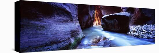 Virgin River at Zion National Park, Utah, USA-null-Stretched Canvas
