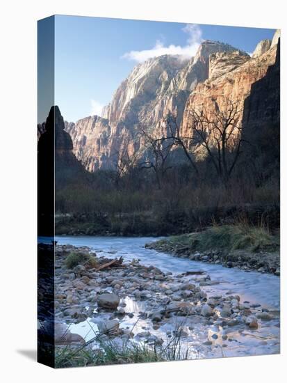 Virgin River in Zion Canyon-Scott T^ Smith-Premier Image Canvas