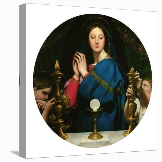 Virgin with the Host-Jean-Auguste-Dominique Ingres-Premier Image Canvas