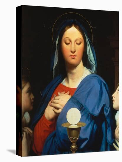 Virgin with the Host-Jean-Auguste-Dominique Ingres-Premier Image Canvas