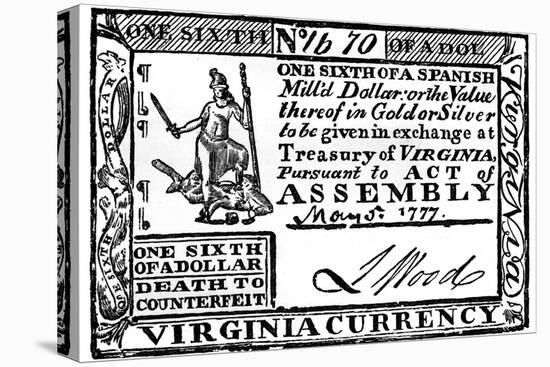 Virginia Paper Money, 1777-null-Premier Image Canvas