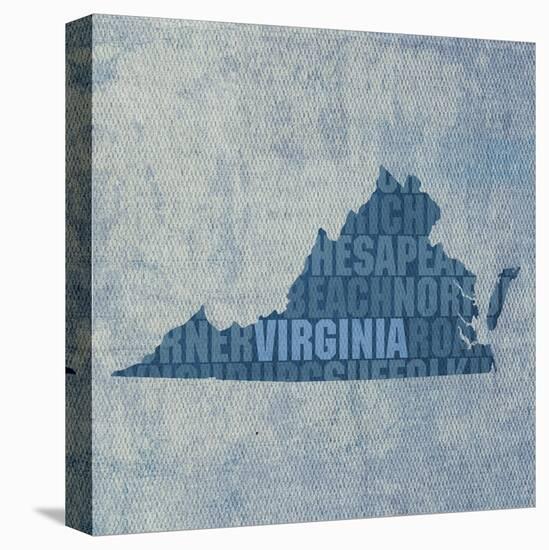 Virginia State Words-David Bowman-Premier Image Canvas