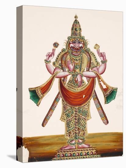 Vishnu as the Man-Lion Lord Narasimha, from Thanjavur, India-null-Premier Image Canvas