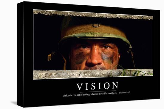 Vision: Inspirational Quote and Motivational Poster-null-Premier Image Canvas