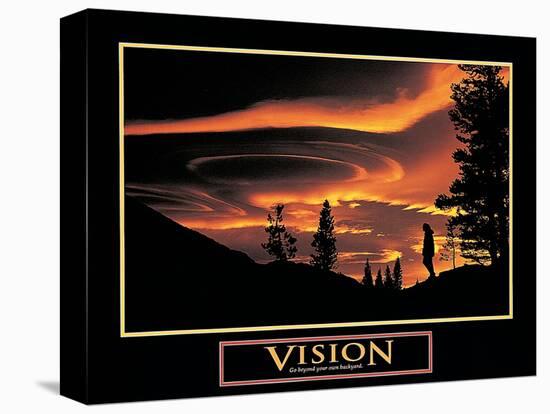 Vision - Night Sky-unknown unknown-Stretched Canvas