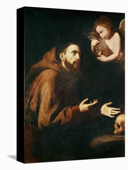 Vision of St. Francis of Assisi-Jusepe de Ribera-Premier Image Canvas