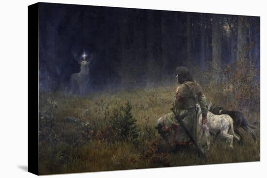 Vision of St. Hubert, 1892-Wilhelm Carl Räuber-Premier Image Canvas