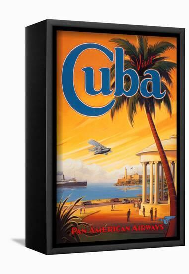 Visit Cuba-Kerne Erickson-Stretched Canvas