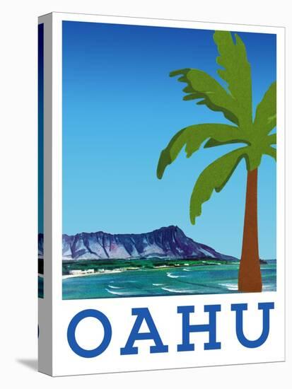 Visit Oahu-The Saturday Evening Post-Premier Image Canvas