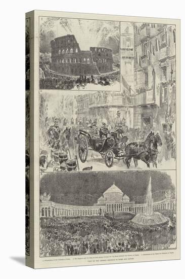 Visit of the German Emperor to Rome and Naples-null-Premier Image Canvas