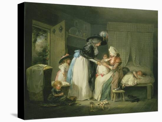 Visit to the Child at Nurse, C.1788-George Morland-Premier Image Canvas