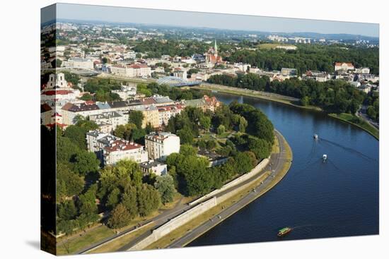 Vistula River, Krakow, Malopolska, Poland, Europe-Christian Kober-Premier Image Canvas