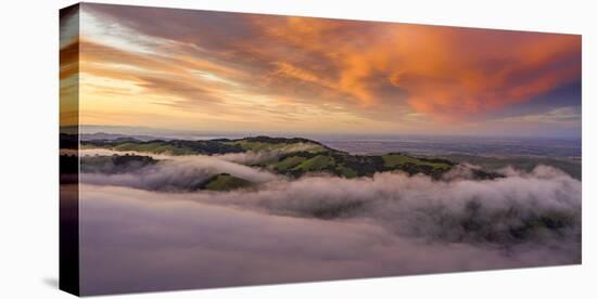 Visual Landscape Magical Sunset Clouds, East Bay, California-Vincent James-Premier Image Canvas