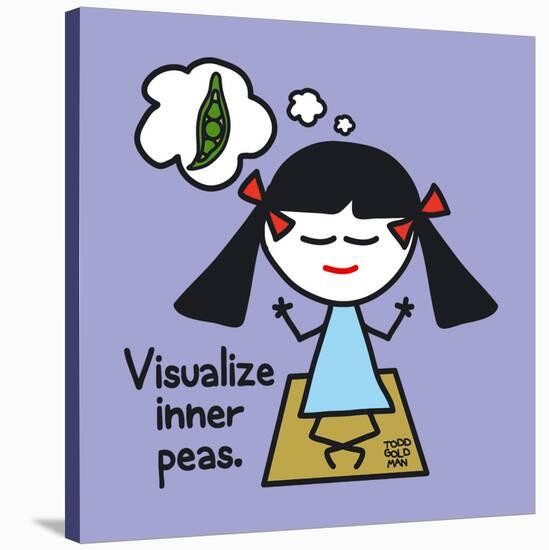 Visualize Inner Peas-Todd Goldman-Stretched Canvas