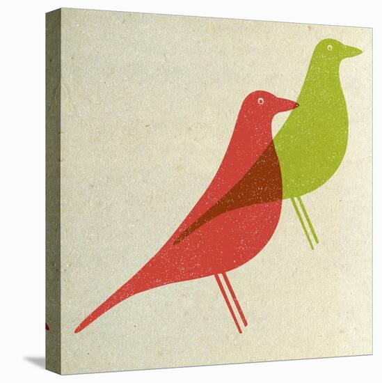 Vitra Eames House Birds I-Anita Nilsson-Stretched Canvas