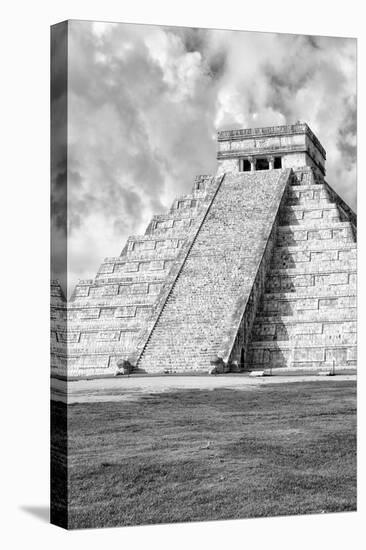 ¡Viva Mexico! B&W Collection - Chichen Itza Pyramid IX-Philippe Hugonnard-Premier Image Canvas