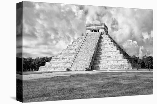 ¡Viva Mexico! B&W Collection - Chichen Itza Pyramid VII-Philippe Hugonnard-Premier Image Canvas