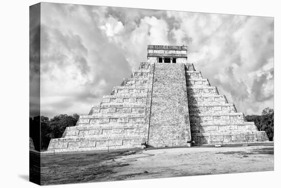 ¡Viva Mexico! B&W Collection - Chichen Itza Pyramid XI-Philippe Hugonnard-Premier Image Canvas