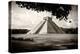 ¡Viva Mexico! B&W Collection - El Castillo Pyramid in Chichen Itza VII-Philippe Hugonnard-Premier Image Canvas