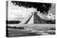 ¡Viva Mexico! B&W Collection - El Castillo Pyramid in Chichen Itza VIII-Philippe Hugonnard-Premier Image Canvas