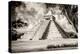 ¡Viva Mexico! B&W Collection - El Castillo Pyramid XIV - Chichen Itza-Philippe Hugonnard-Premier Image Canvas