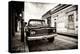 ¡Viva Mexico! B&W Collection - Old Black Jeep in San Cristobal de Las Casas II-Philippe Hugonnard-Premier Image Canvas